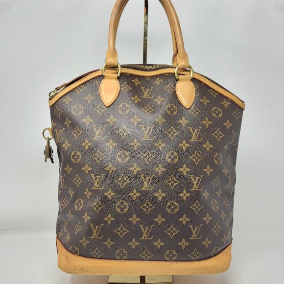 Auth Louis Vuitton Monogram Lock it Vertical Shoulder Bag M40103 Used